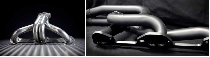 Peinture haute température sur collecteurs d'échappement de voitures Peinture haute température sur collecteurs d'échappement de voitures